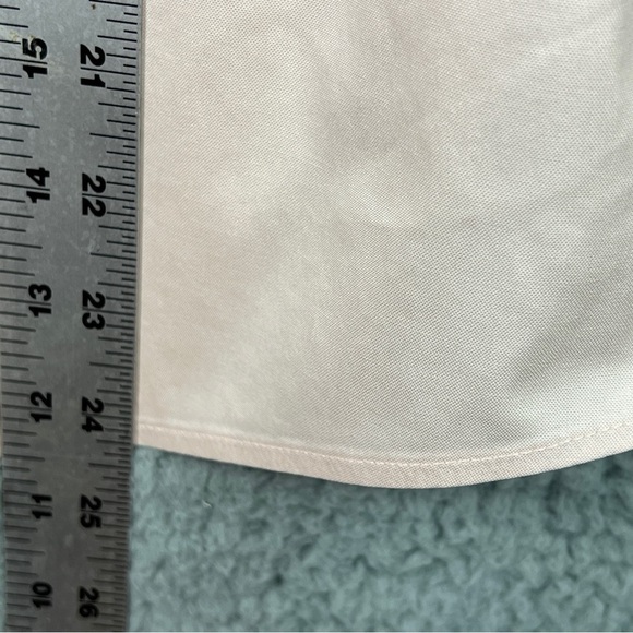 Chico's Blouse Women's Size 8/M Button Down 3/4 Sleeve No Iron Light Pink - Picture 8 of 9